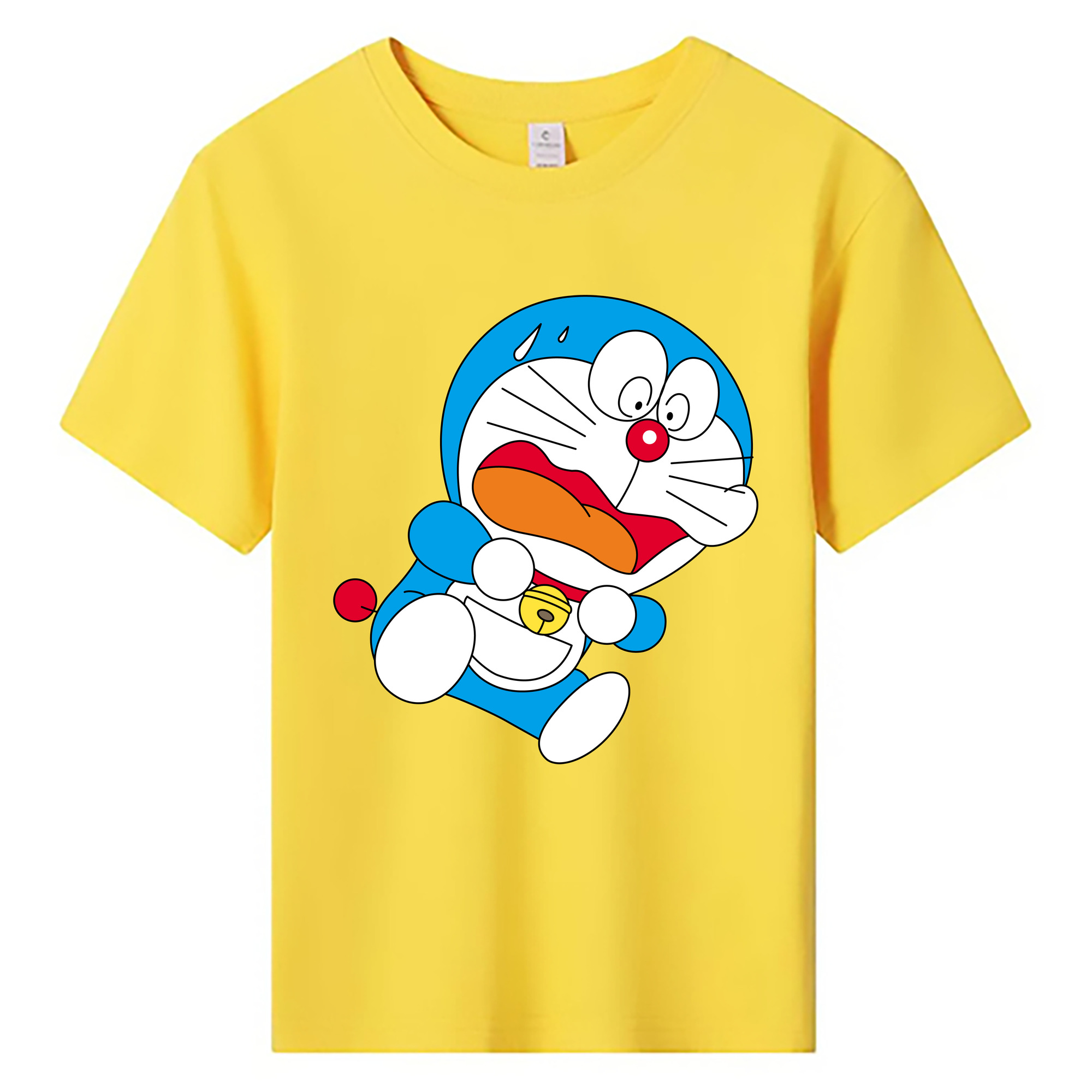 （画像用） ドラえもん Doraemon 綿100％キッズTシャツ（フロントプリント）