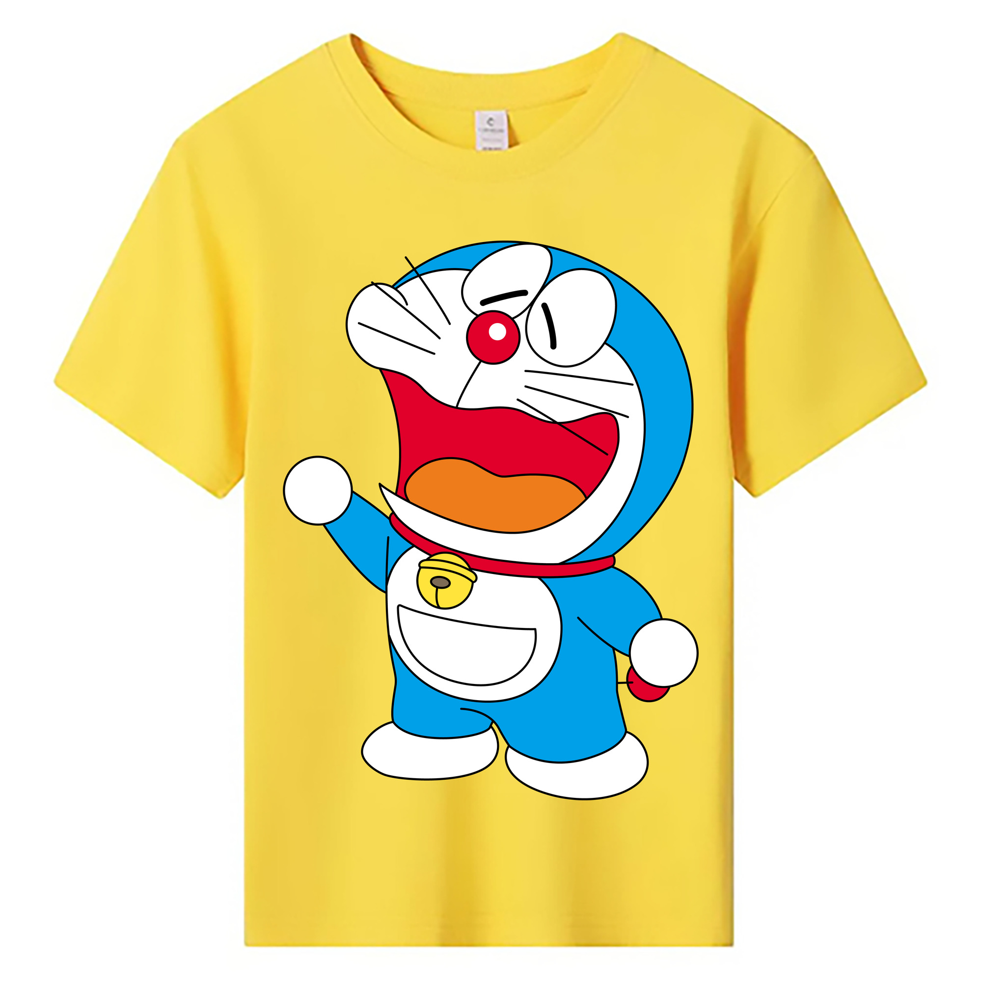 （画像用） ドラえもん Doraemon 綿100％キッズTシャツ（フロントプリント）