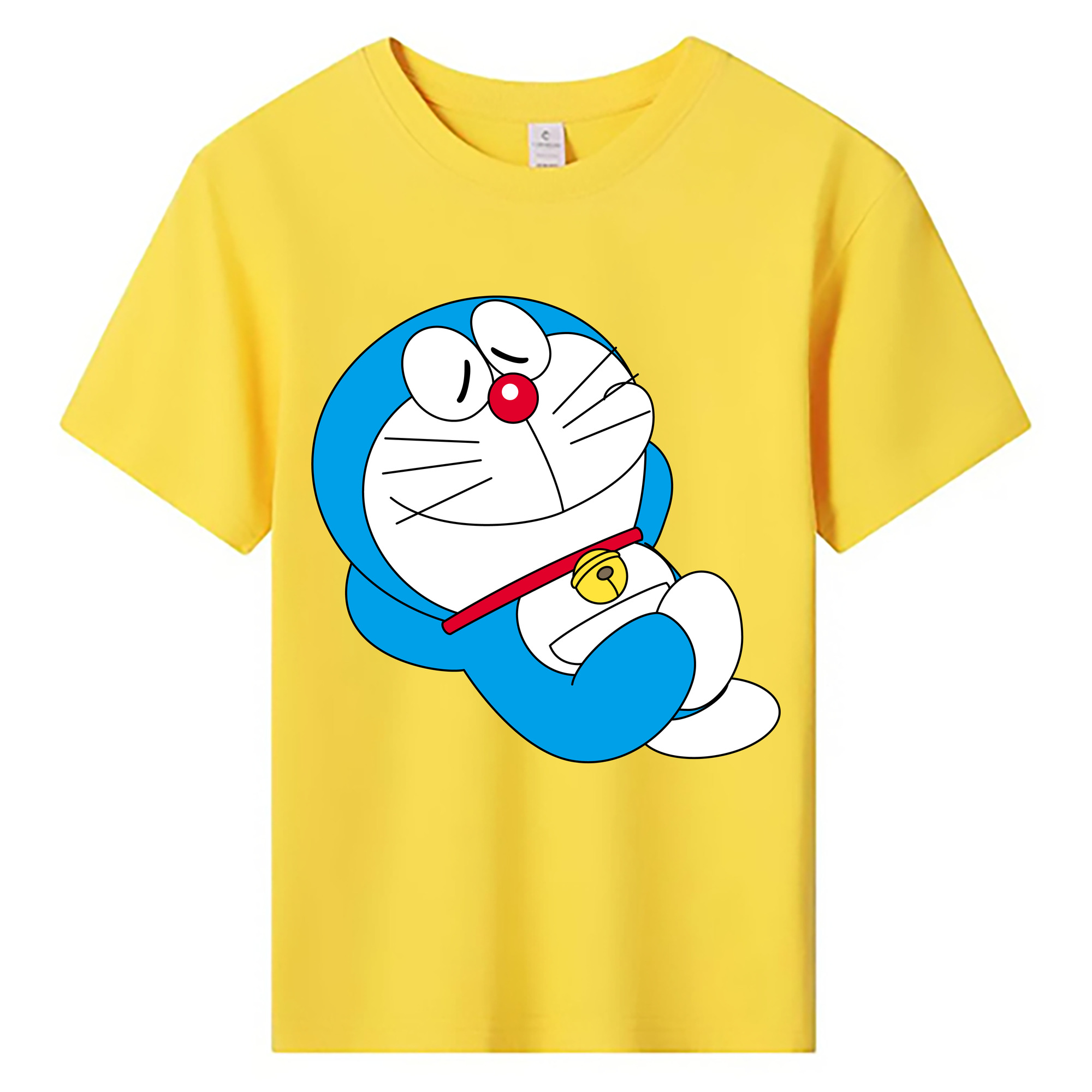 （画像用） ドラえもん Doraemon 綿100％キッズTシャツ（フロントプリント）