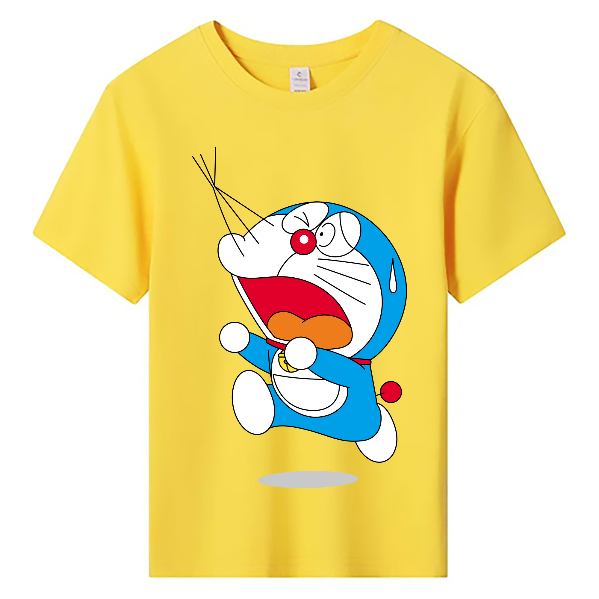 （画像用） ドラえもん Doraemon 綿100％キッズTシャツ（フロントプリント）