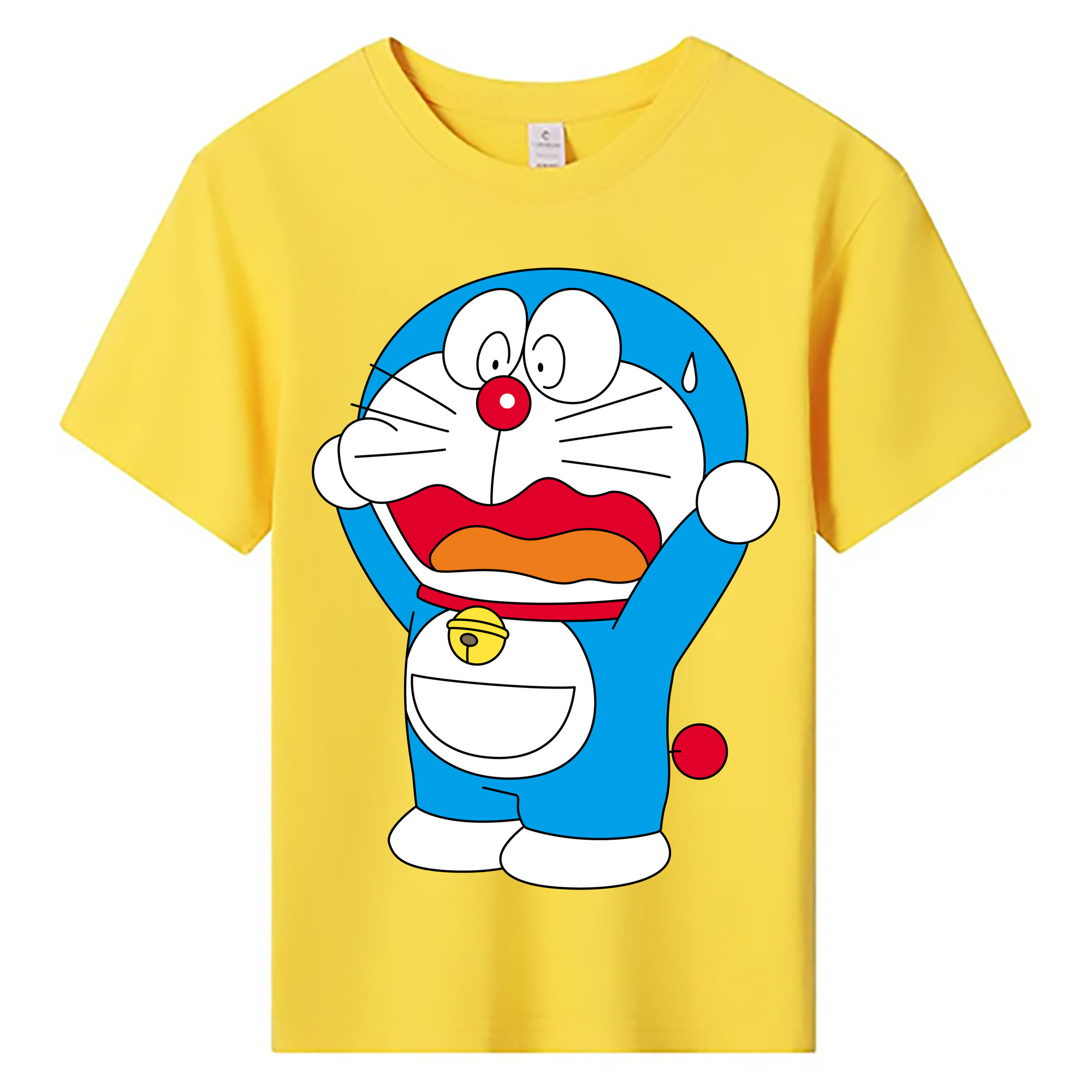 （画像用） ドラえもん Doraemon 綿100％キッズTシャツ（フロントプリント）