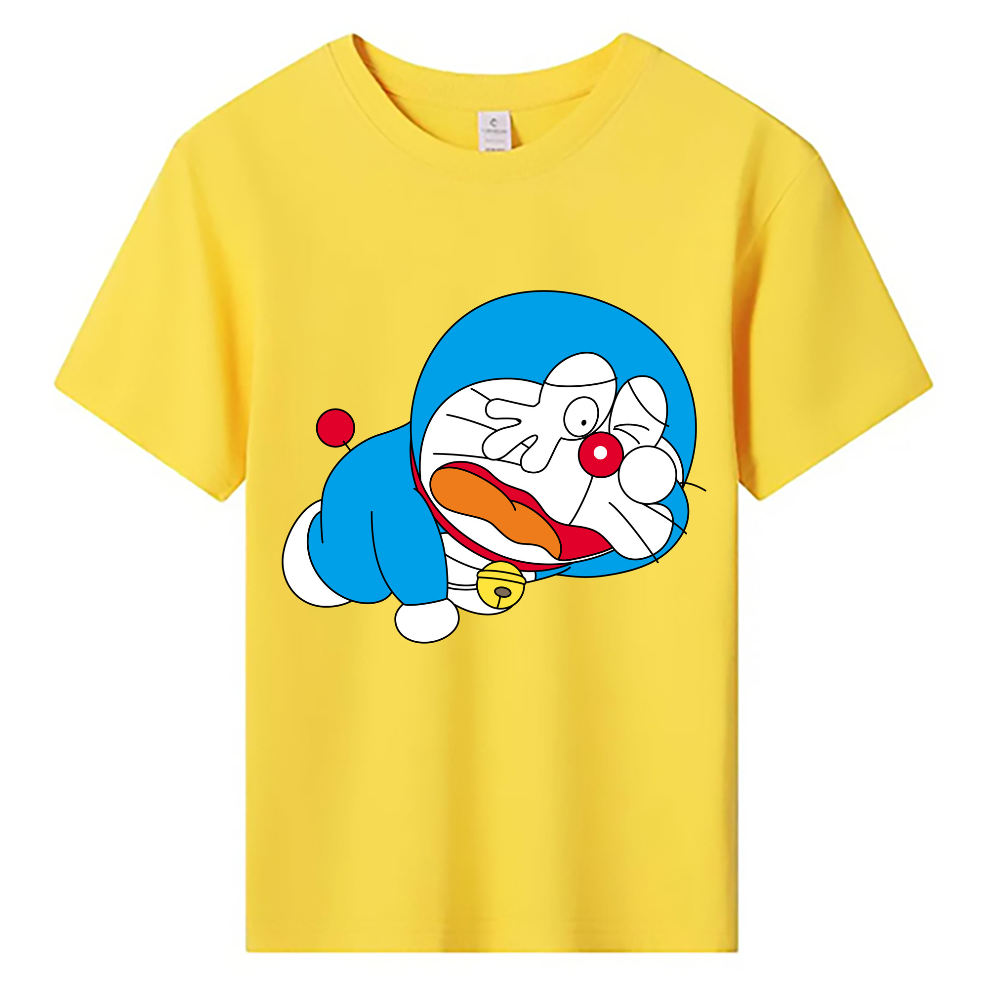 （画像用） ドラえもん Doraemon 綿100％キッズTシャツ（フロントプリント）