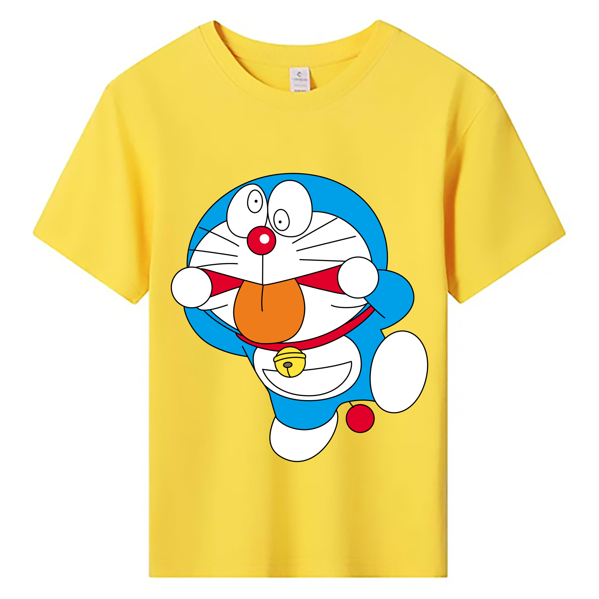 （画像用） ドラえもん Doraemon 綿100％キッズTシャツ（フロントプリント）