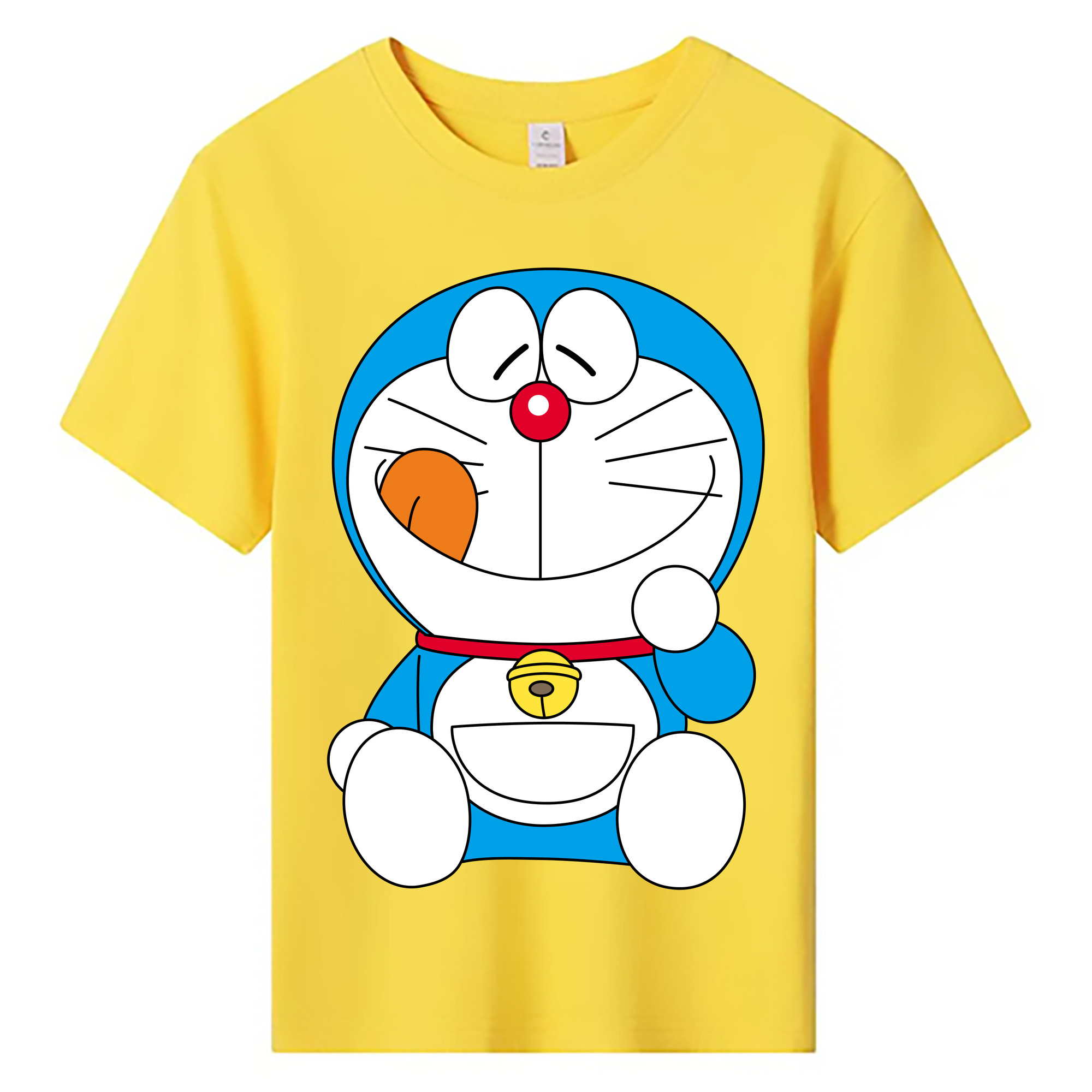 （画像用） ドラえもん Doraemon 綿100％キッズTシャツ（フロントプリント）