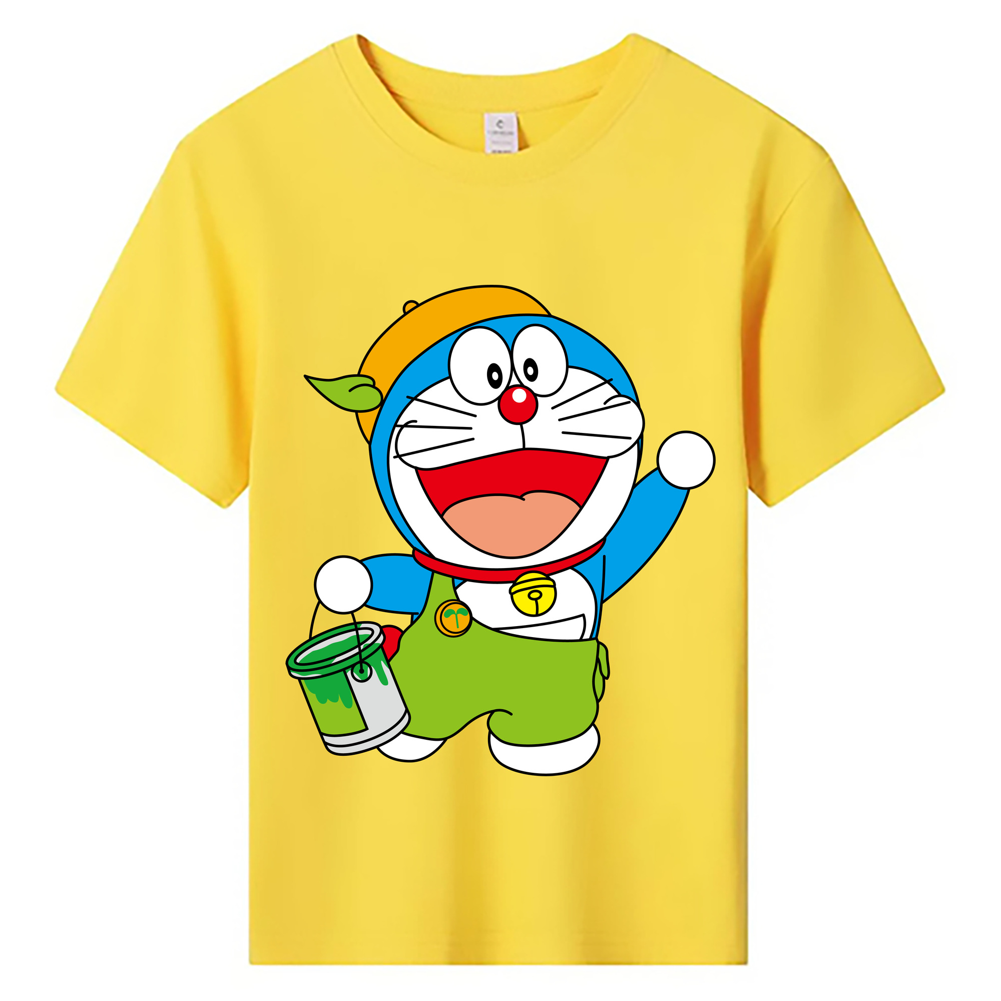（画像用） ドラえもん Doraemon 綿100％キッズTシャツ（フロントプリント）