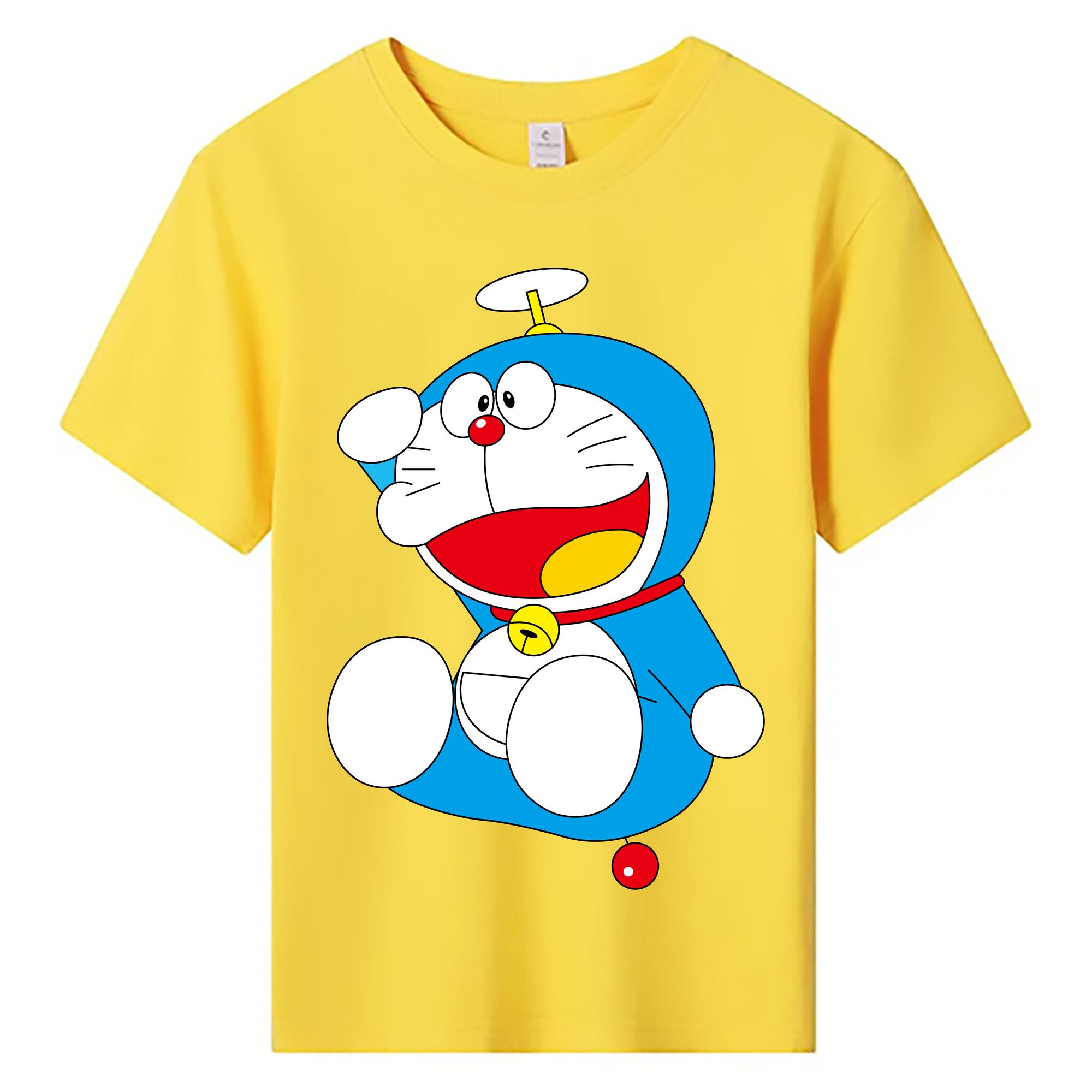 （画像用） ドラえもん Doraemon 綿100％キッズTシャツ（フロントプリント）
