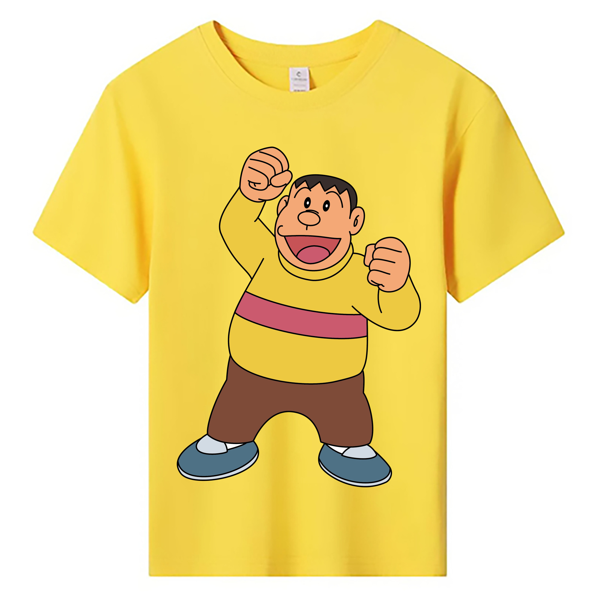 （画像用） ドラえもん 剛田武 Doraemon Gouta Takeshi 綿100％キッズTシャツ（フロントプリント）