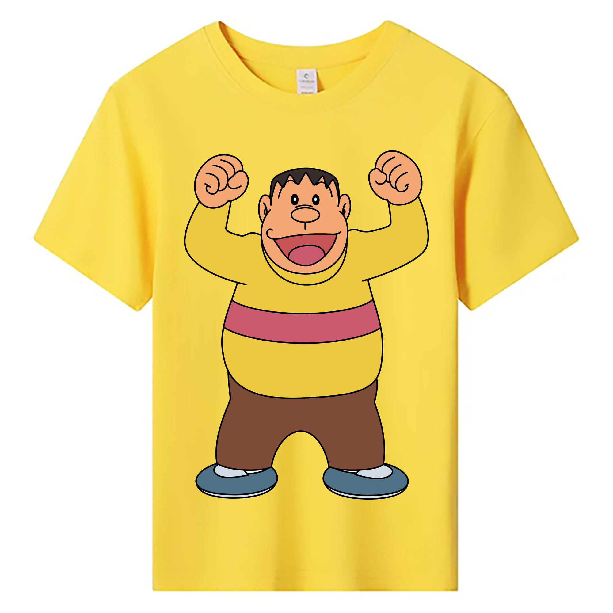 （画像用） ドラえもん 剛田武 Doraemon Gouta Takeshi 綿100％キッズTシャツ（フロントプリント）