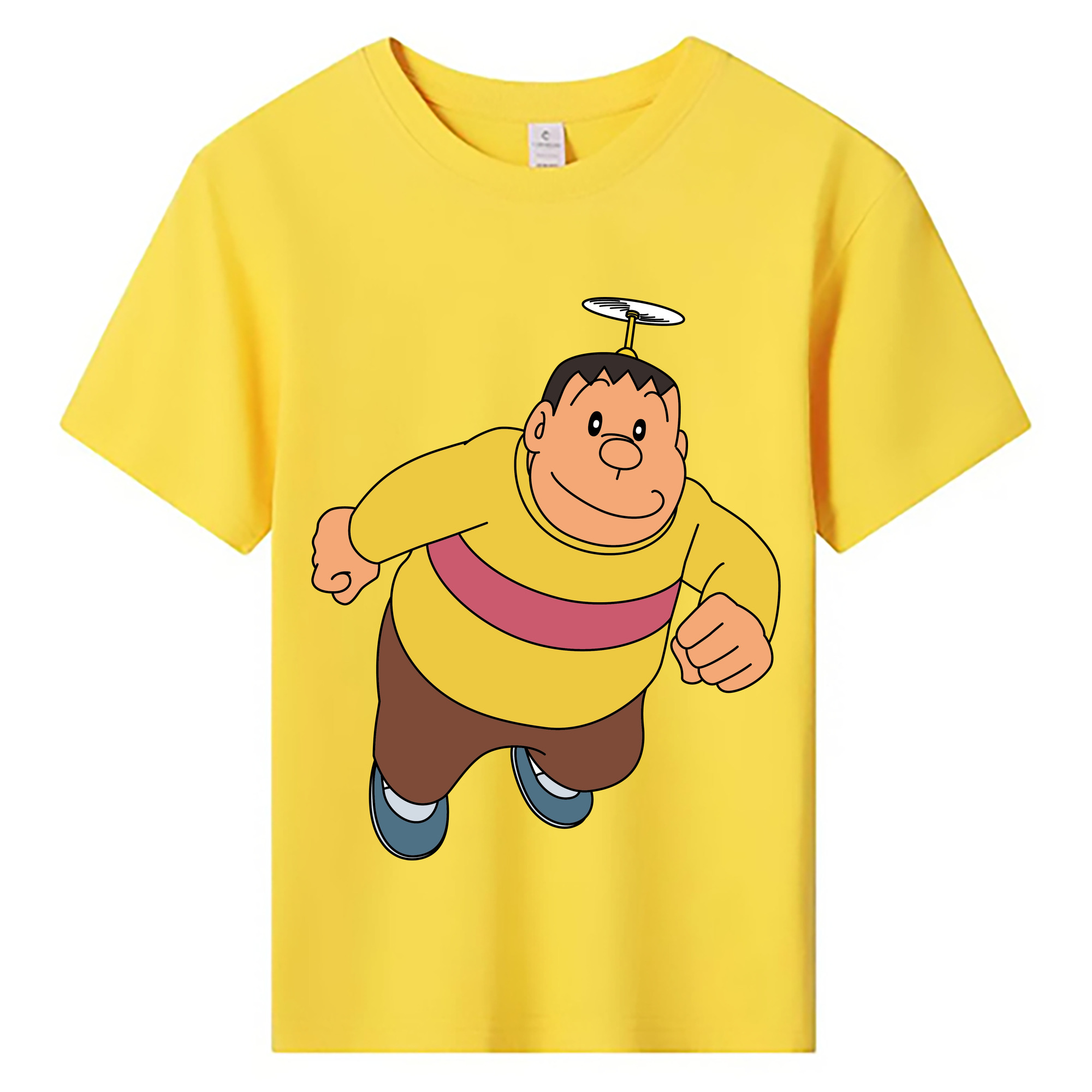 （画像用） ドラえもん 剛田武 Doraemon Gouta Takeshi 綿100％キッズTシャツ（フロントプリント）