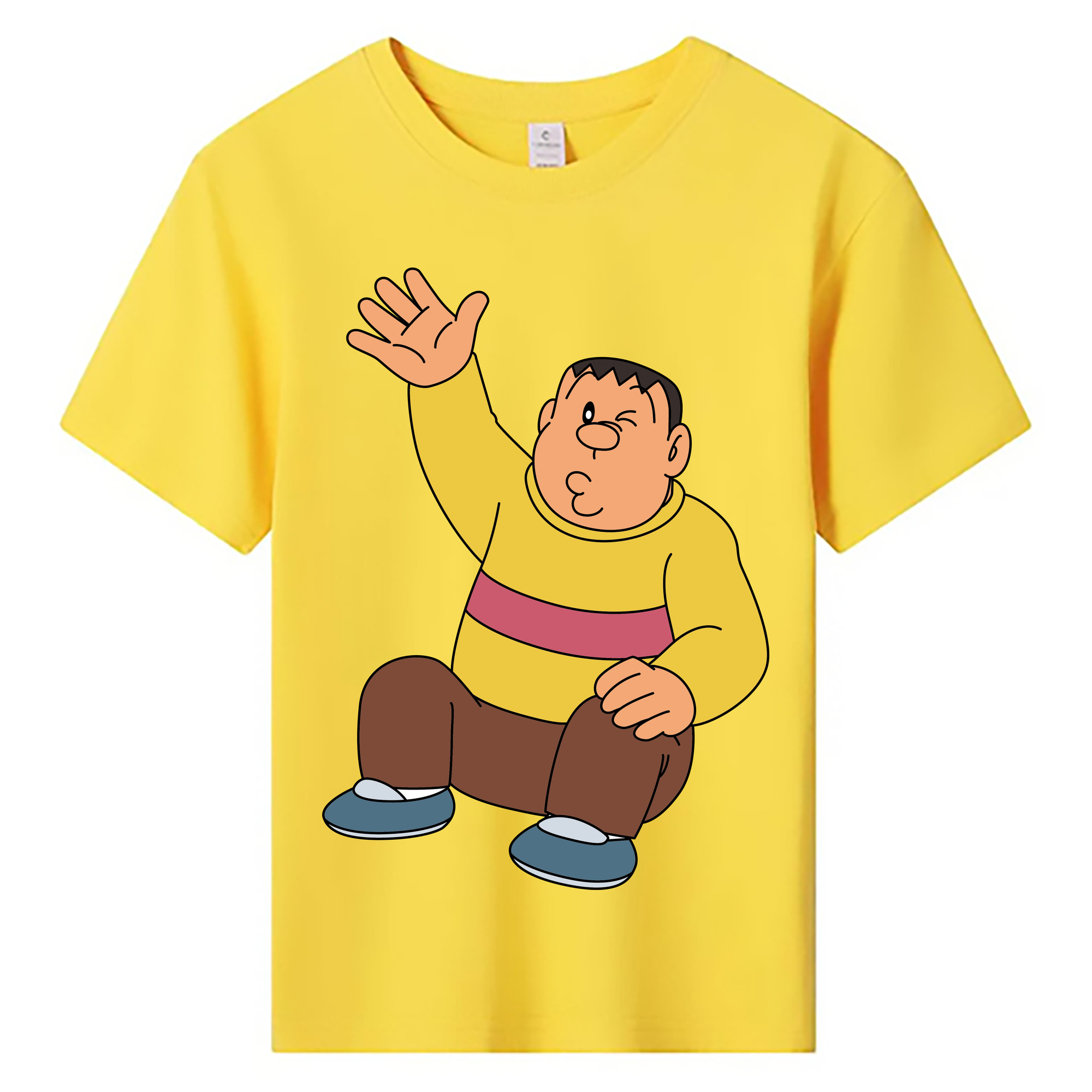 （画像用） ドラえもん 剛田武 Doraemon Gouta Takeshi 綿100％キッズTシャツ（フロントプリント）