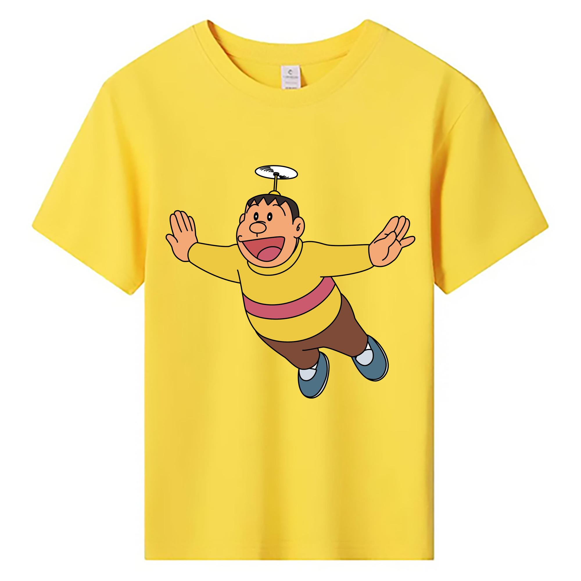 （画像用） ドラえもん 剛田武 Doraemon Gouta Takeshi 綿100％キッズTシャツ（フロントプリント）