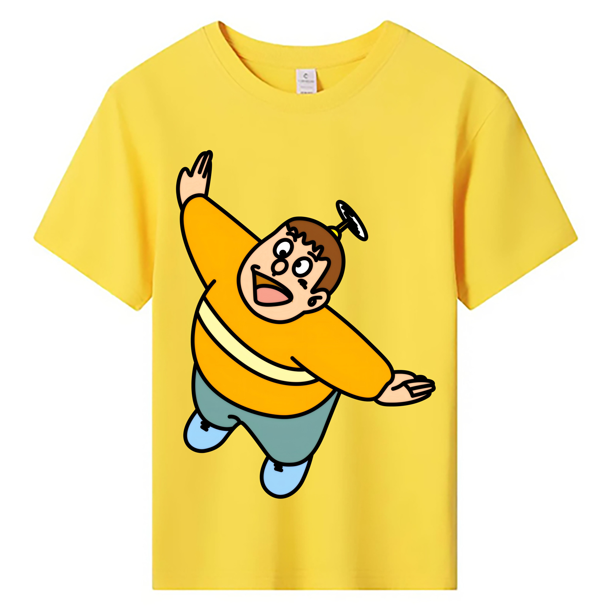 （画像用） ドラえもん 剛田武 Doraemon Gouta Takeshi 綿100％キッズTシャツ（フロントプリント）