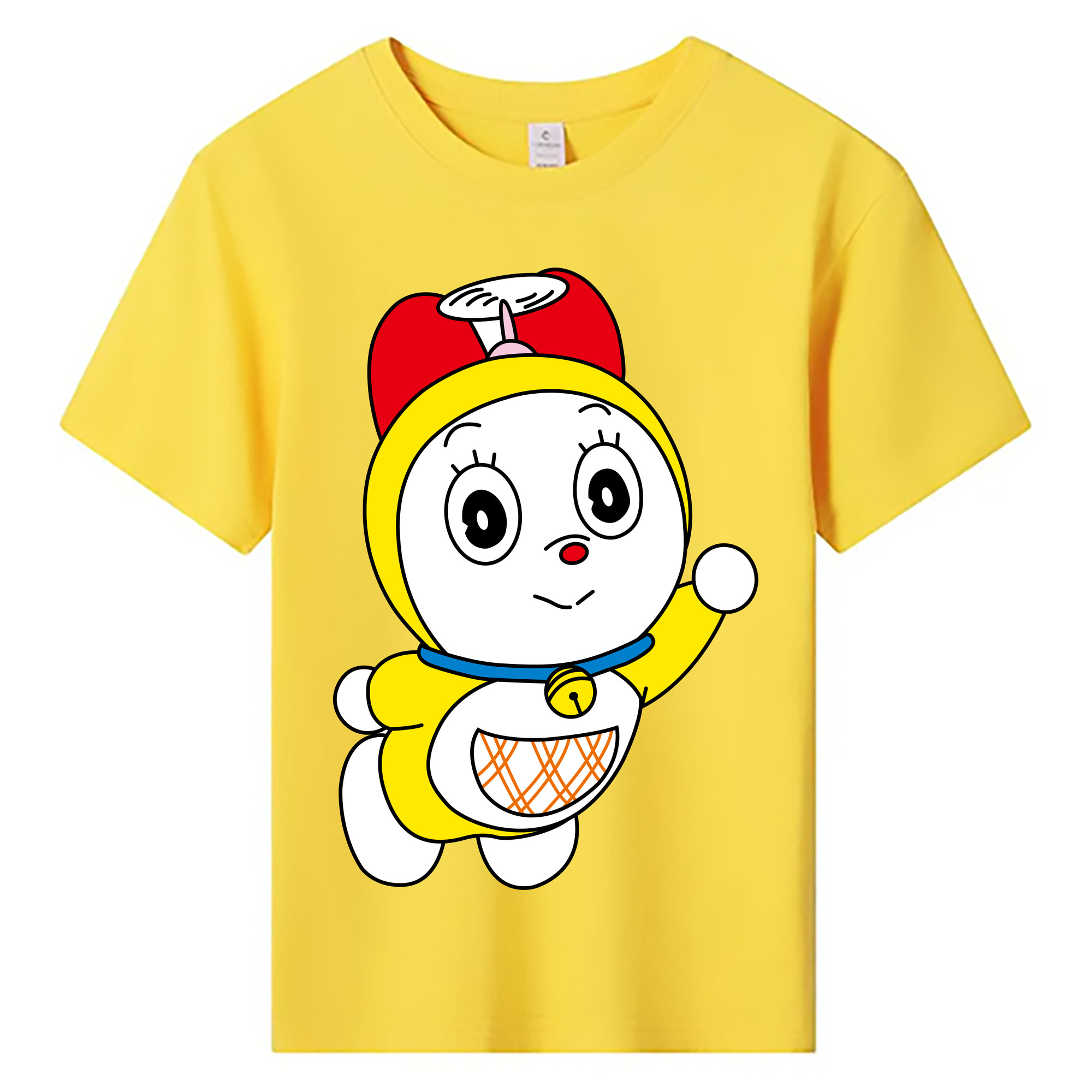 （画像用） ドラえもん ドラミ Doraemon Dorami 綿100％キッズTシャツ（フロントプリント）