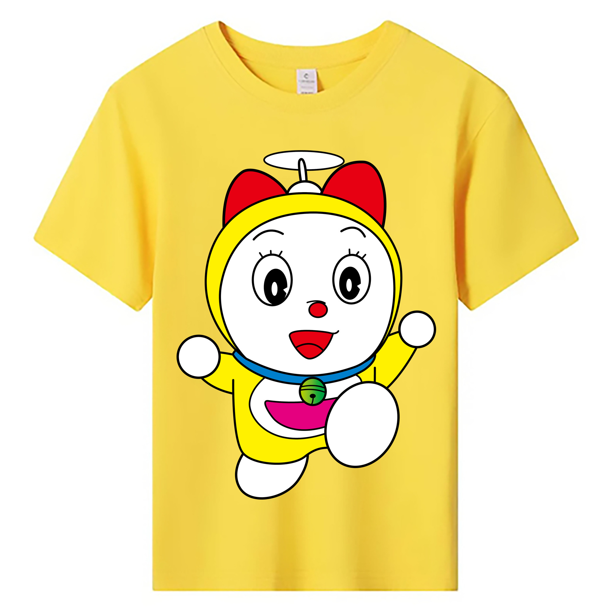 （画像用） ドラえもん ドラミ Doraemon Dorami 綿100％キッズTシャツ（フロントプリント）