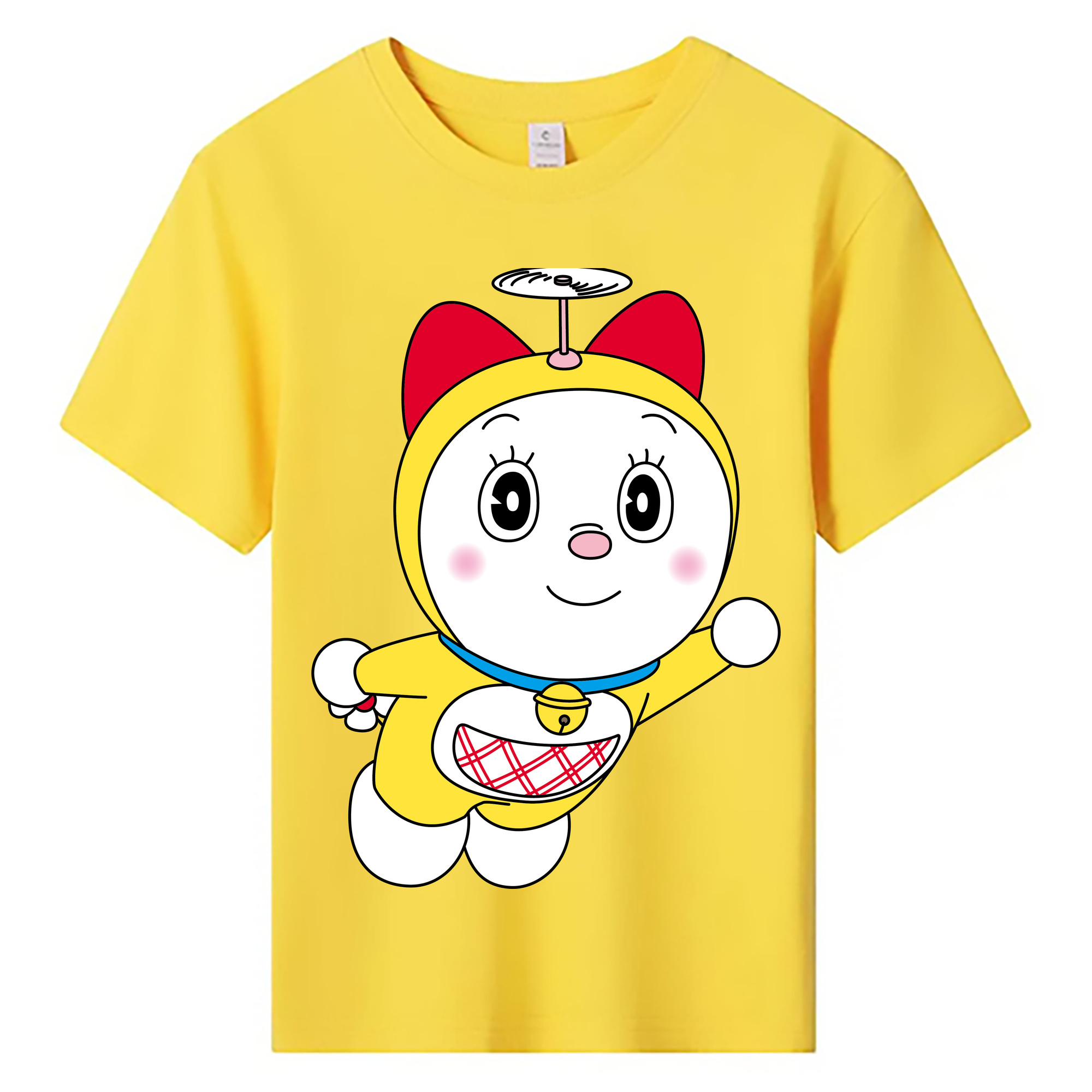 （画像用） ドラえもん ドラミ Doraemon Dorami 綿100％キッズTシャツ（フロントプリント）