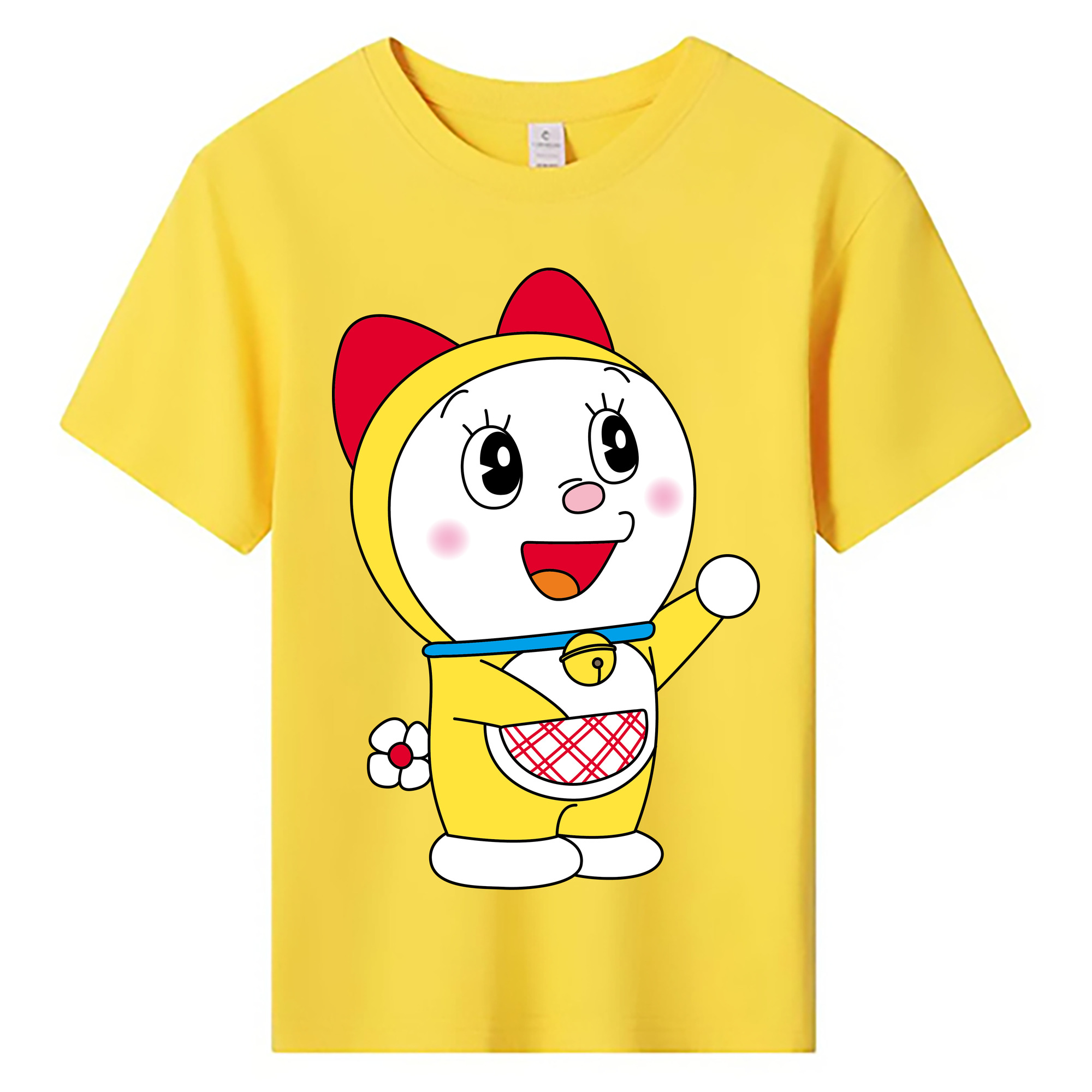 （画像用） ドラえもん ドラミ Doraemon Dorami 綿100％キッズTシャツ（フロントプリント）