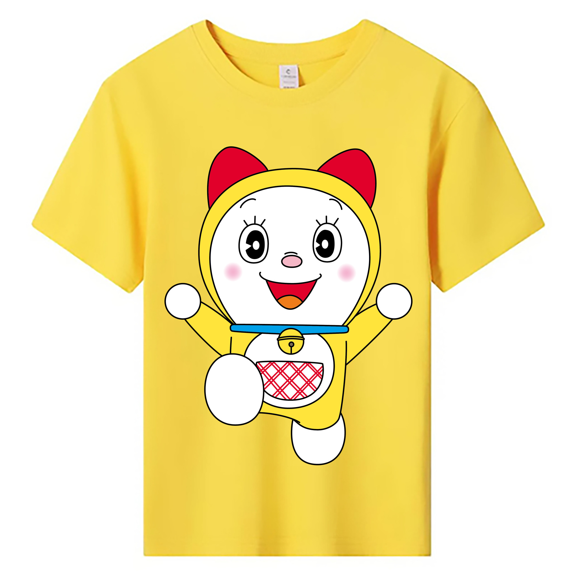 （画像用） ドラえもん ドラミ Doraemon Dorami 綿100％キッズTシャツ（フロントプリント）