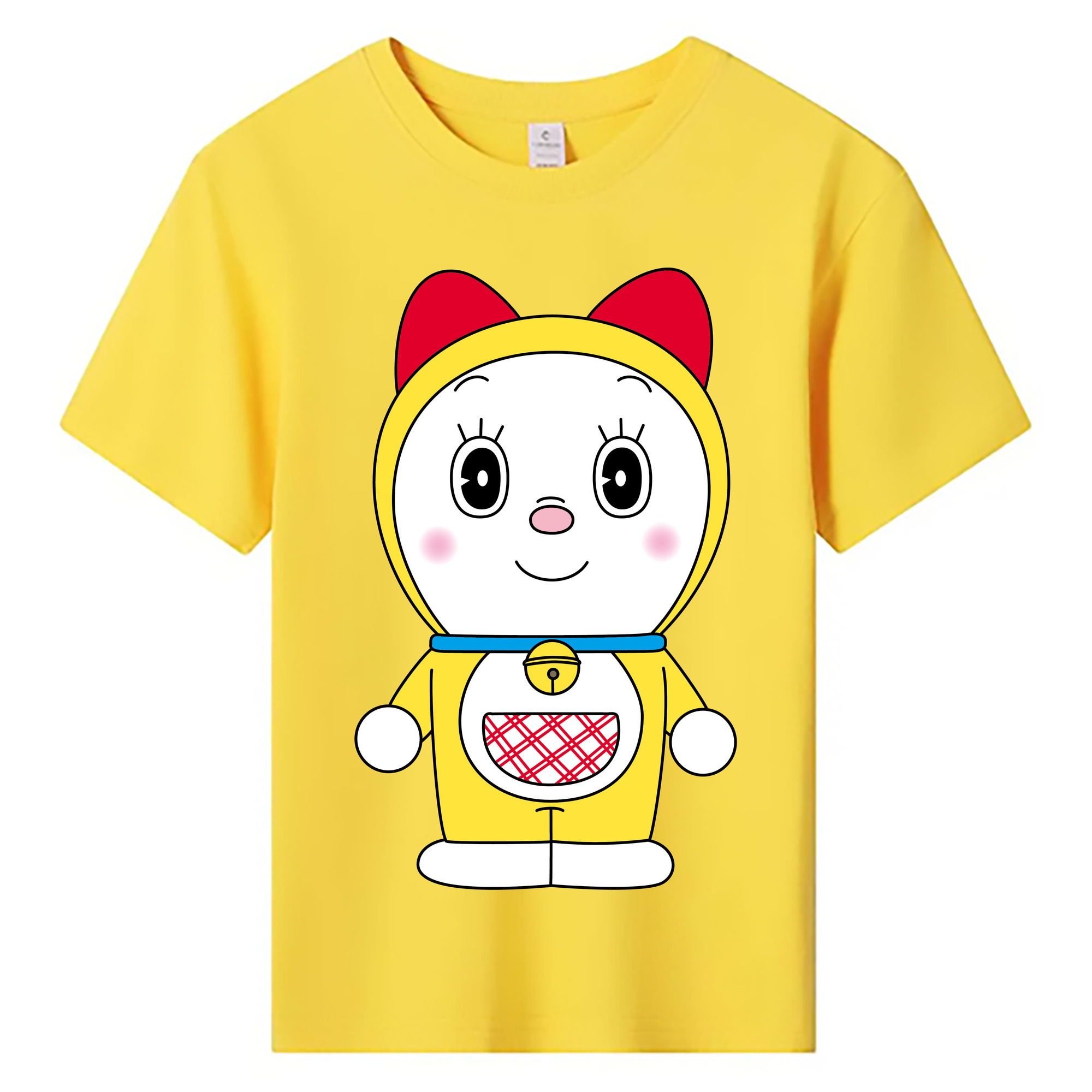 （画像用） ドラえもん ドラミ Doraemon Dorami 綿100％キッズTシャツ（フロントプリント）