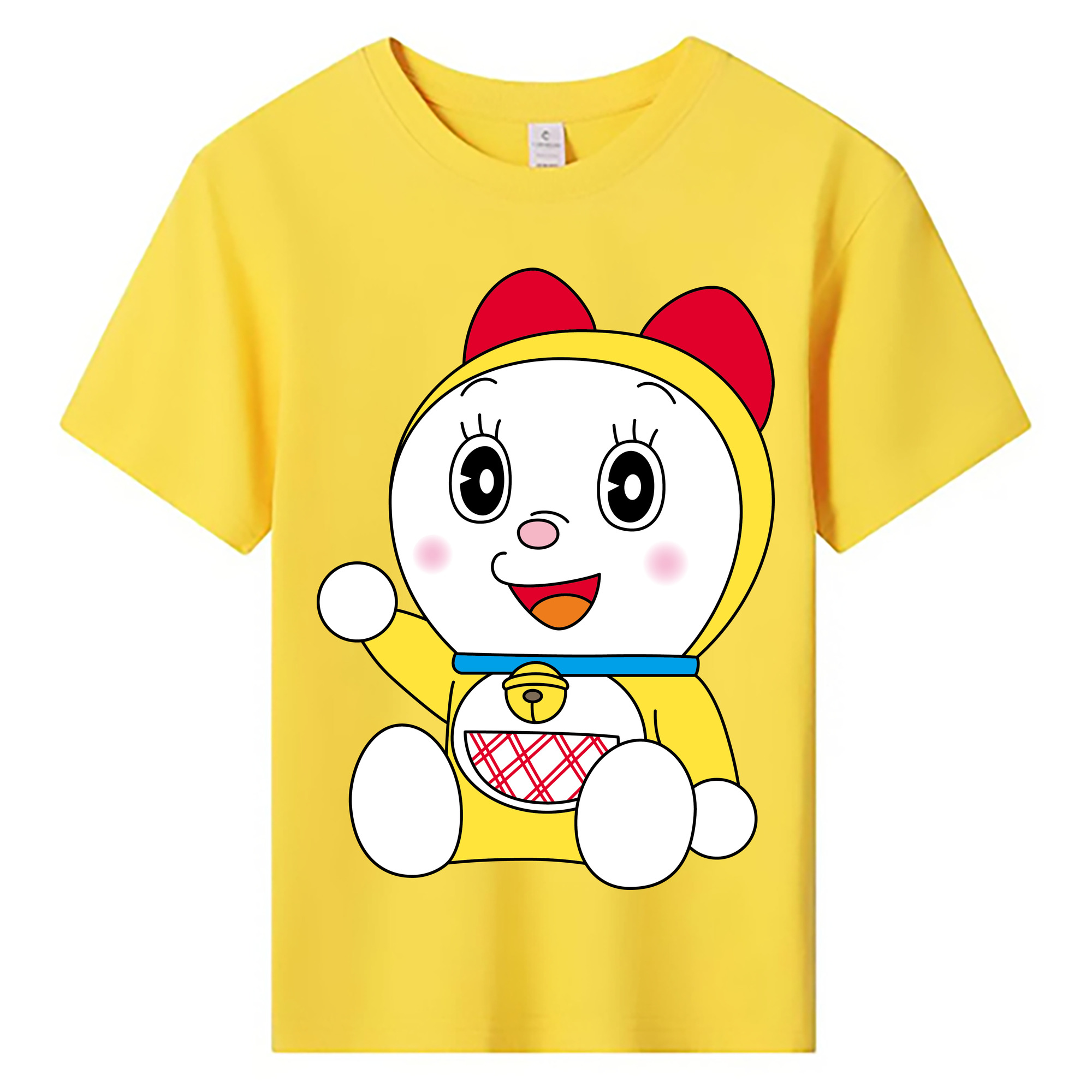 （画像用） ドラえもん ドラミ Doraemon Dorami 綿100％キッズTシャツ（フロントプリント）