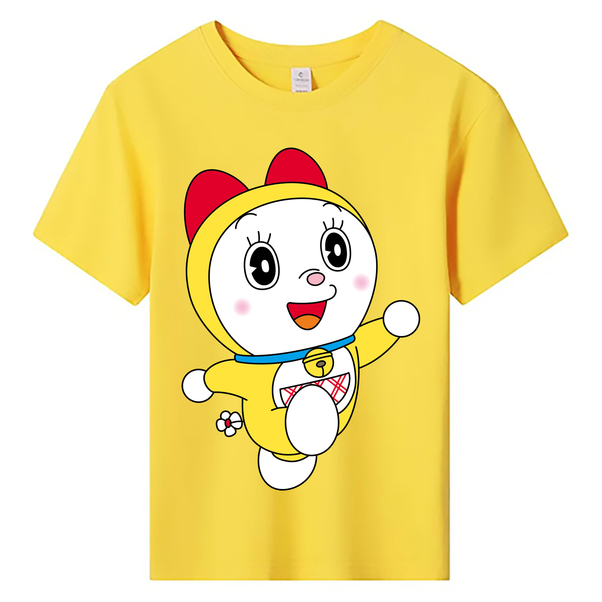 （画像用） ドラえもん ドラミ Doraemon Dorami 綿100％キッズTシャツ（フロントプリント）