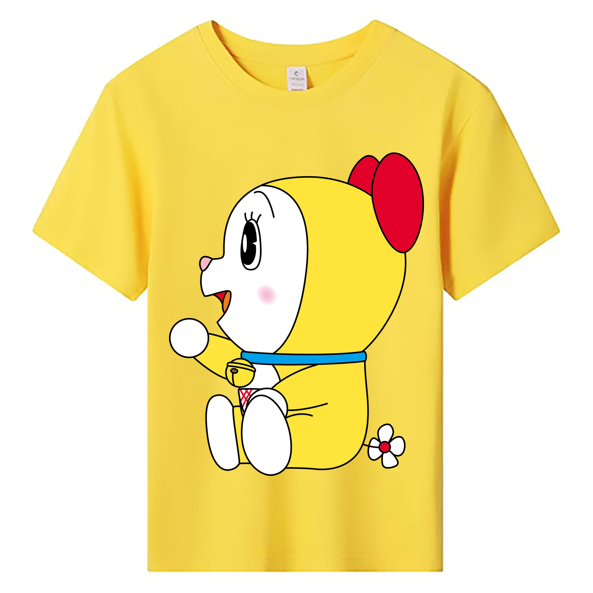 （画像用） ドラえもん ドラミ Doraemon Dorami 綿100％キッズTシャツ（フロントプリント）