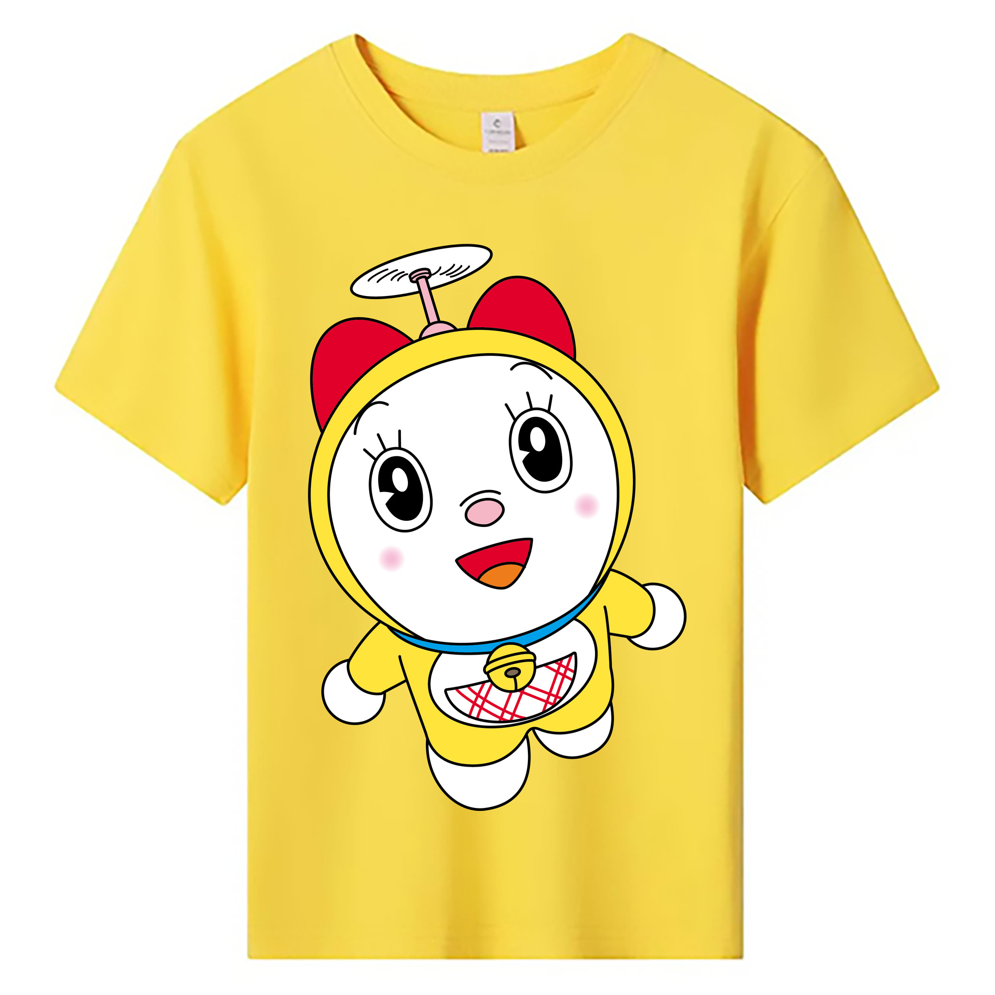 （画像用） ドラえもん ドラミ Doraemon Dorami 綿100％キッズTシャツ（フロントプリント）
