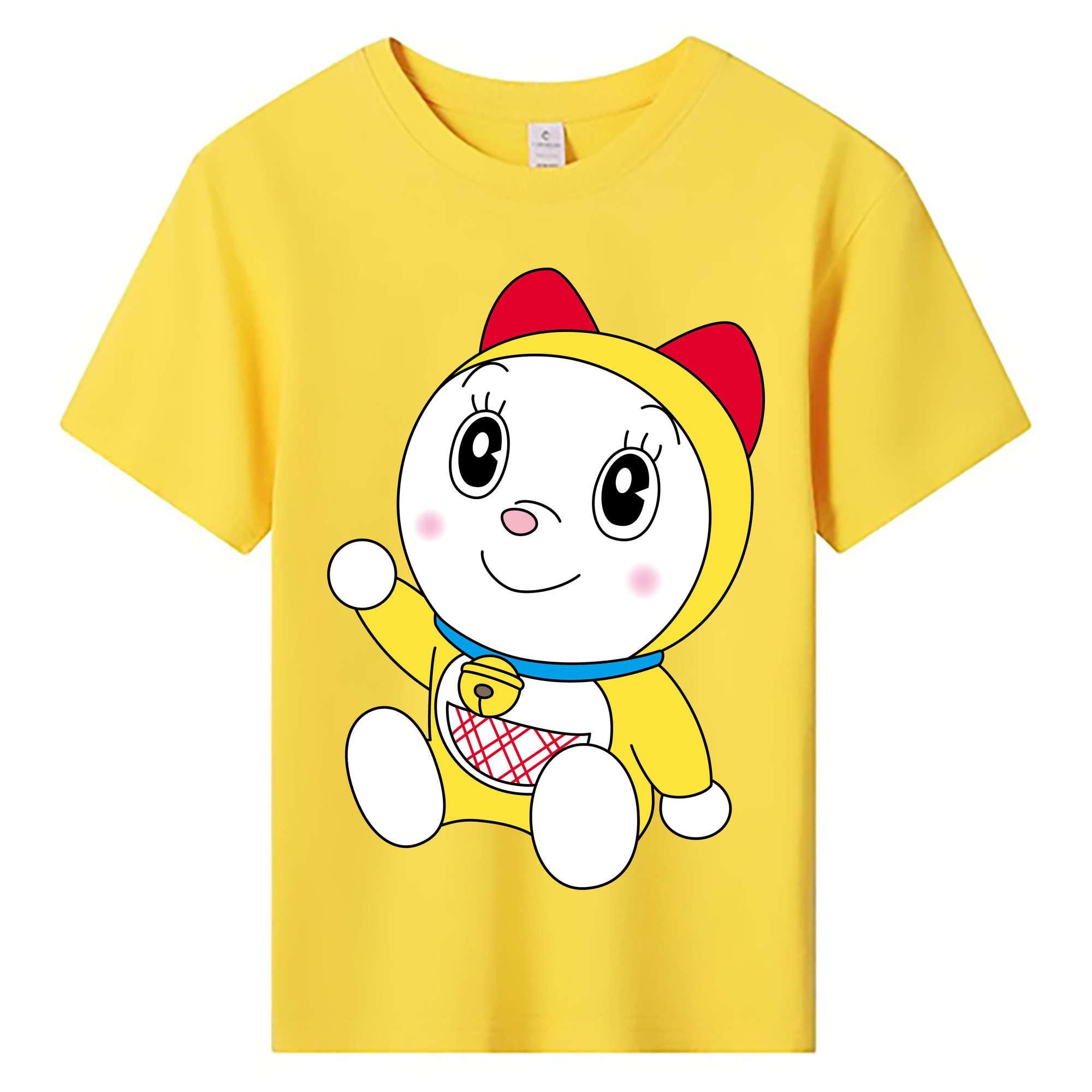（画像用） ドラえもん ドラミ Doraemon Dorami 綿100％キッズTシャツ（フロントプリント）