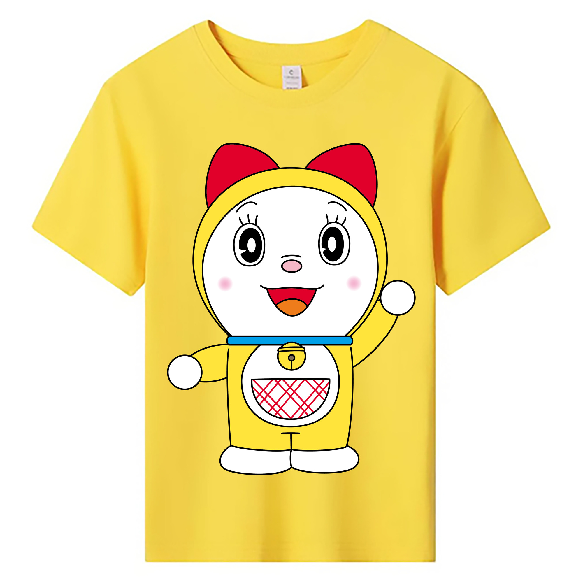 （画像用） ドラえもん ドラミ Doraemon Dorami 綿100％キッズTシャツ（フロントプリント）