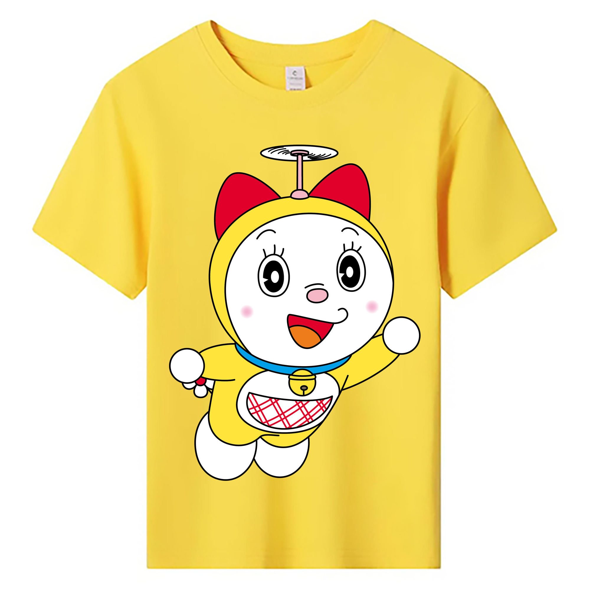 （画像用） ドラえもん ドラミ Doraemon Dorami 綿100％キッズTシャツ（フロントプリント）