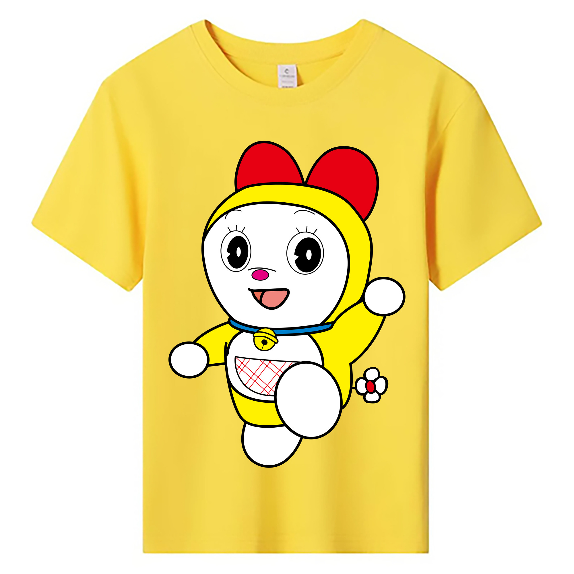 （画像用） ドラえもん ドラミ Doraemon Dorami 綿100％キッズTシャツ（フロントプリント）