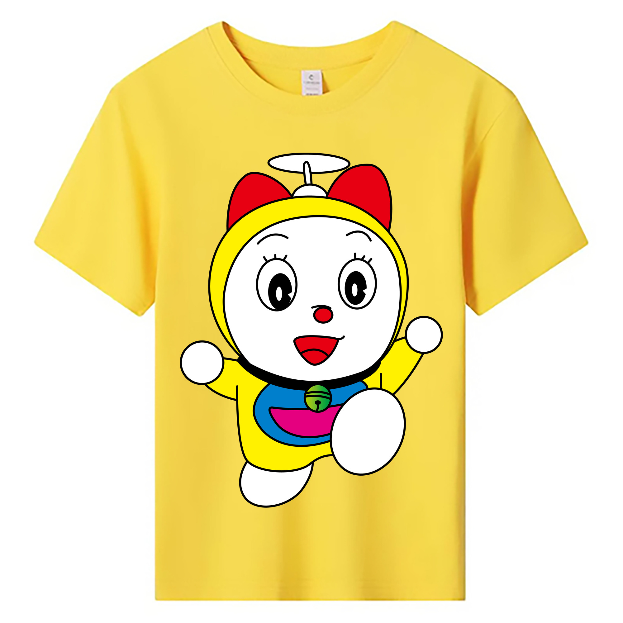 （画像用） ドラえもん ドラミ Doraemon Dorami 綿100％キッズTシャツ（フロントプリント）