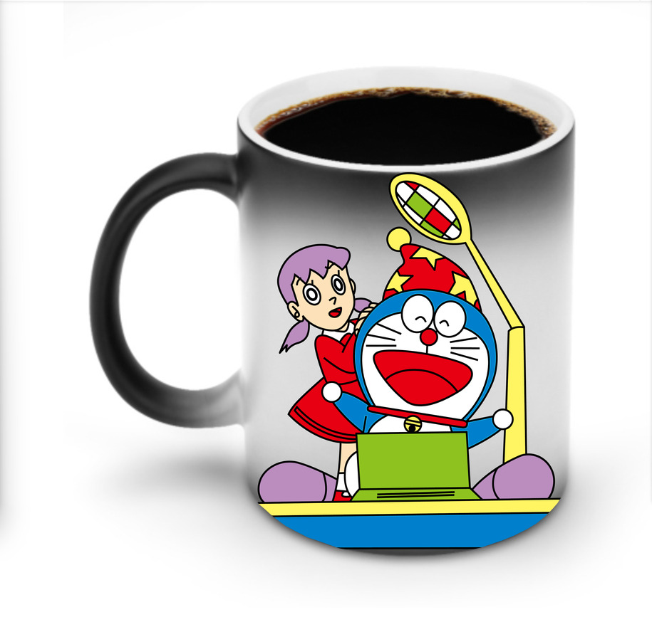 （画像用） ドラえもん みなもと しずか Doraemon Shizuka Minamoto 温度変色マグカップ