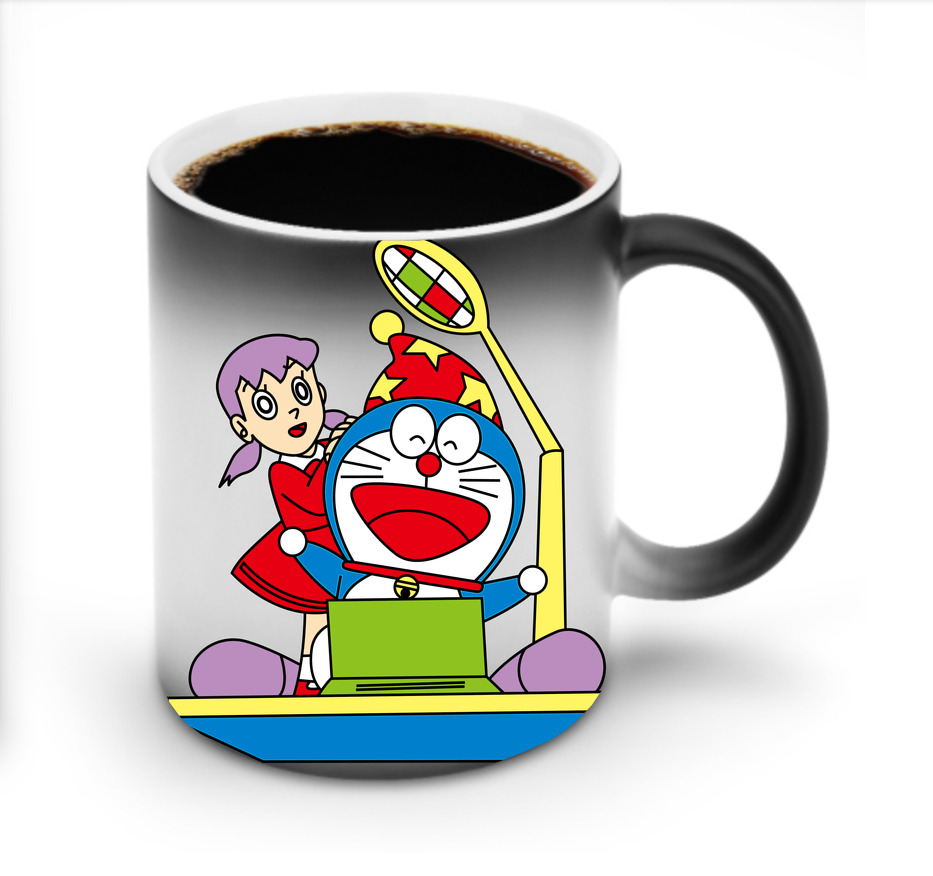 （画像用） ドラえもん みなもと しずか Doraemon Shizuka Minamoto 温度変色マグカップ