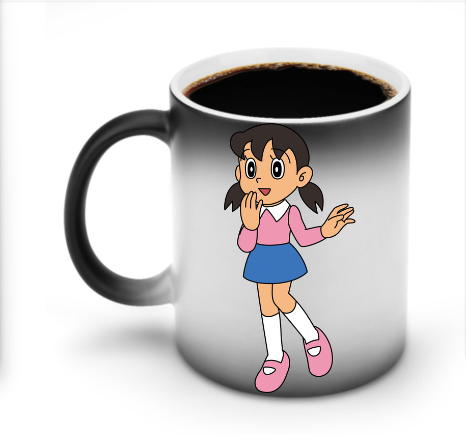 （画像用） ドラえもん みなもと しずか Doraemon Shizuka Minamoto 温度変色マグカップ