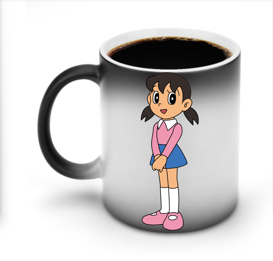 （画像用） ドラえもん みなもと しずか Doraemon Shizuka Minamoto 温度変色マグカップ