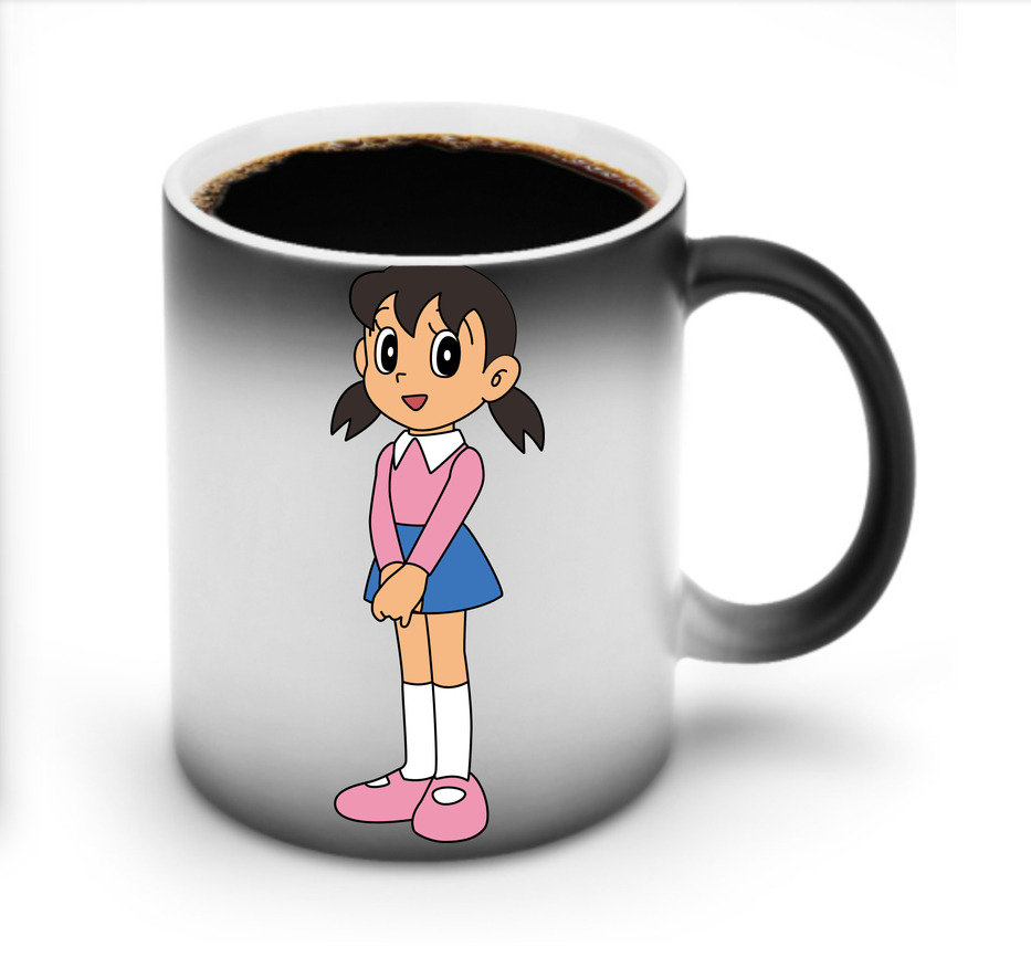 （画像用） ドラえもん みなもと しずか Doraemon Shizuka Minamoto 温度変色マグカップ
