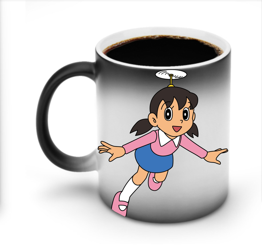 （画像用） ドラえもん みなもと しずか Doraemon Shizuka Minamoto 温度変色マグカップ