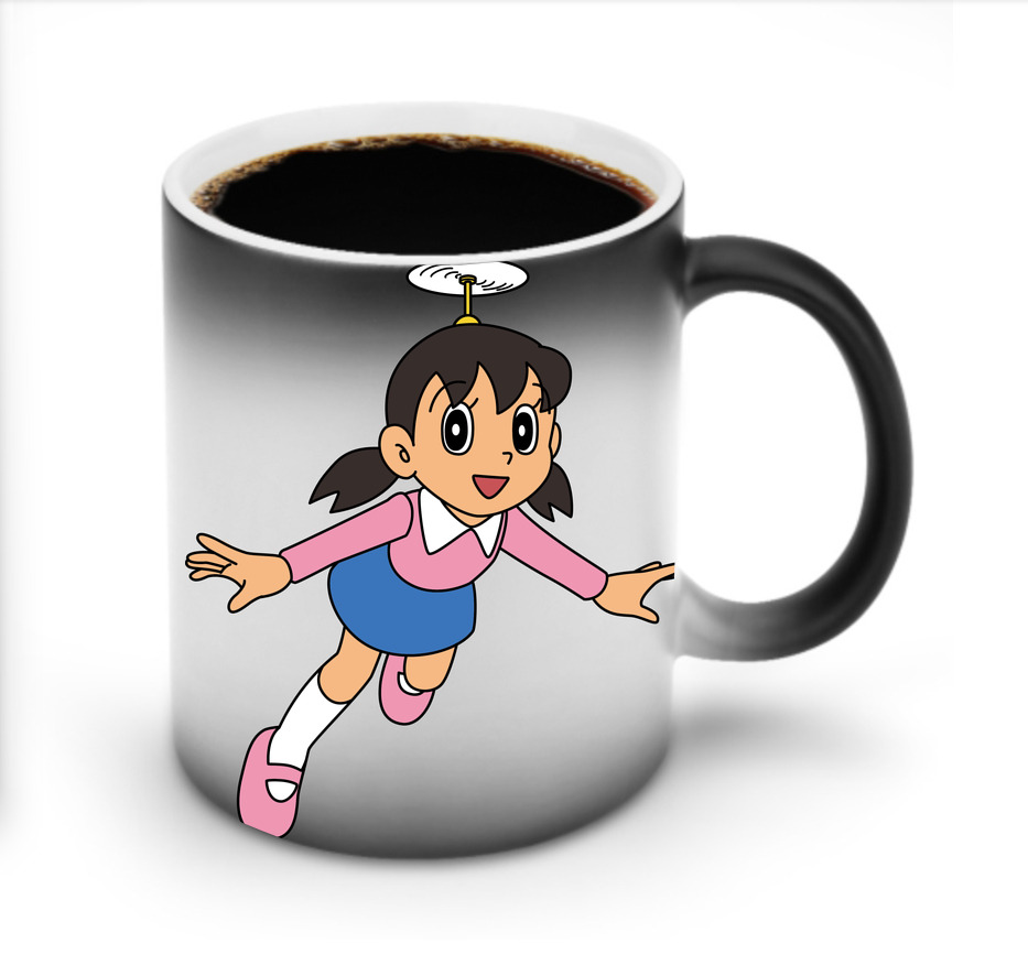 （画像用） ドラえもん みなもと しずか Doraemon Shizuka Minamoto 温度変色マグカップ