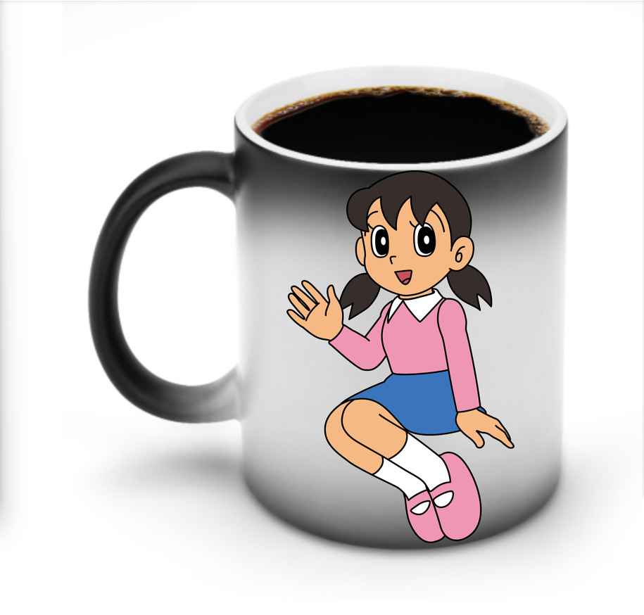 （画像用） ドラえもん みなもと しずか Doraemon Shizuka Minamoto 温度変色マグカップ