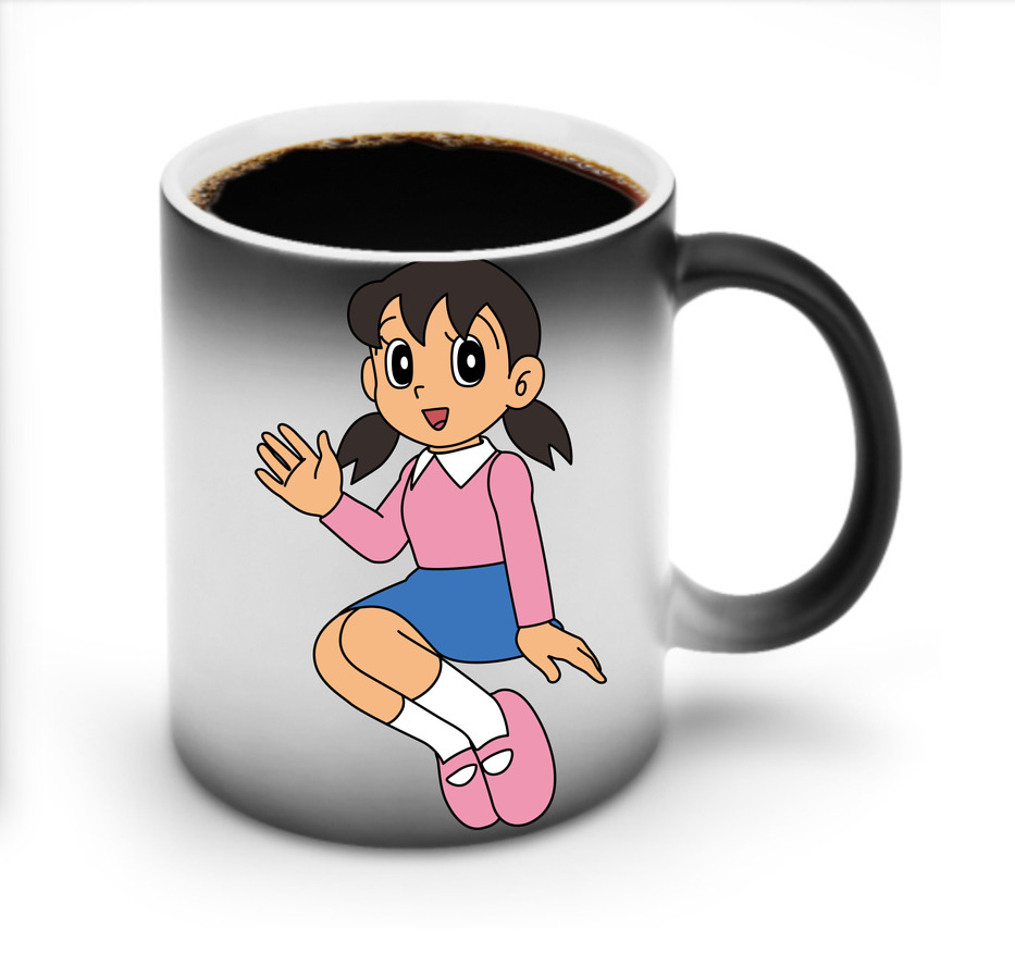 （画像用） ドラえもん みなもと しずか Doraemon Shizuka Minamoto 温度変色マグカップ