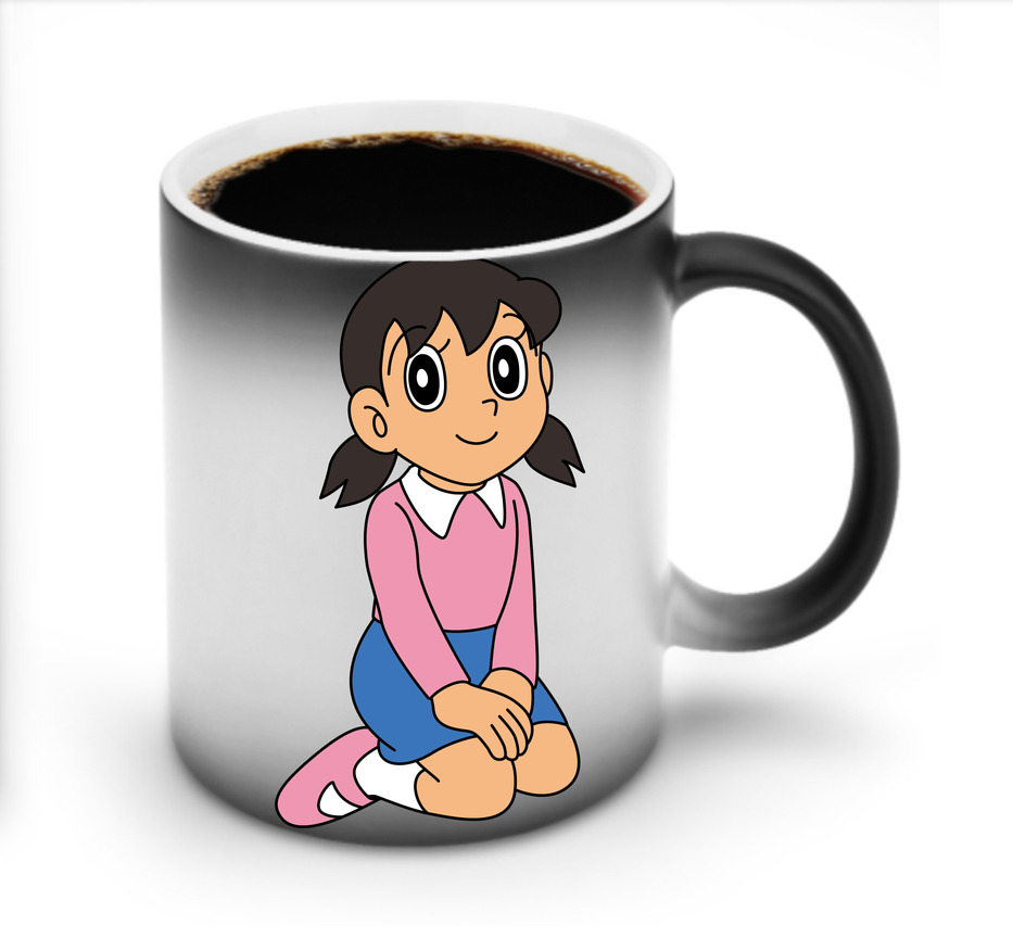 （画像用） ドラえもん みなもと しずか Doraemon Shizuka Minamoto 温度変色マグカップ
