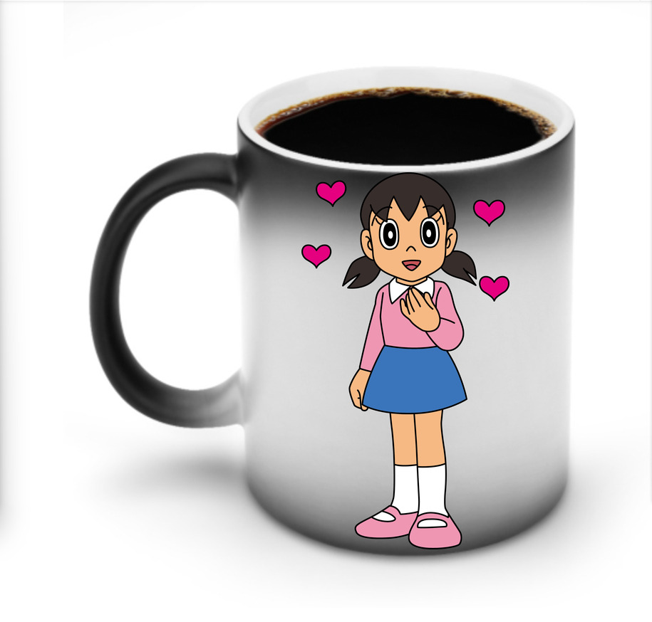 （画像用） ドラえもん みなもと しずか Doraemon Shizuka Minamoto 温度変色マグカップ