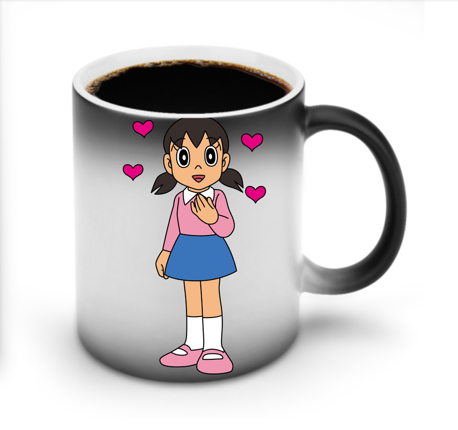 （画像用） ドラえもん みなもと しずか Doraemon Shizuka Minamoto 温度変色マグカップ
