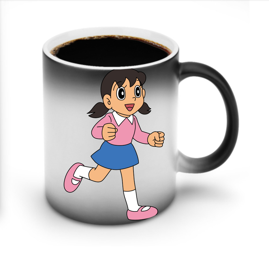 （画像用） ドラえもん みなもと しずか Doraemon Shizuka Minamoto 温度変色マグカップ
