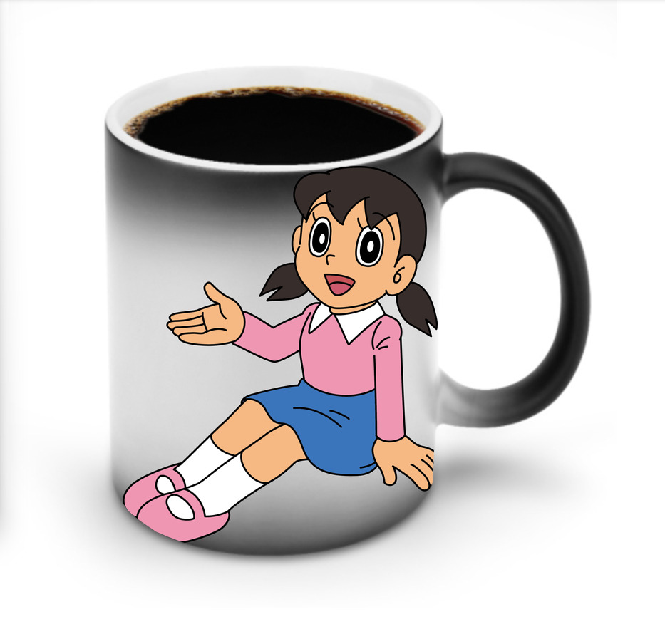 （画像用） ドラえもん みなもと しずか Doraemon Shizuka Minamoto 温度変色マグカップ