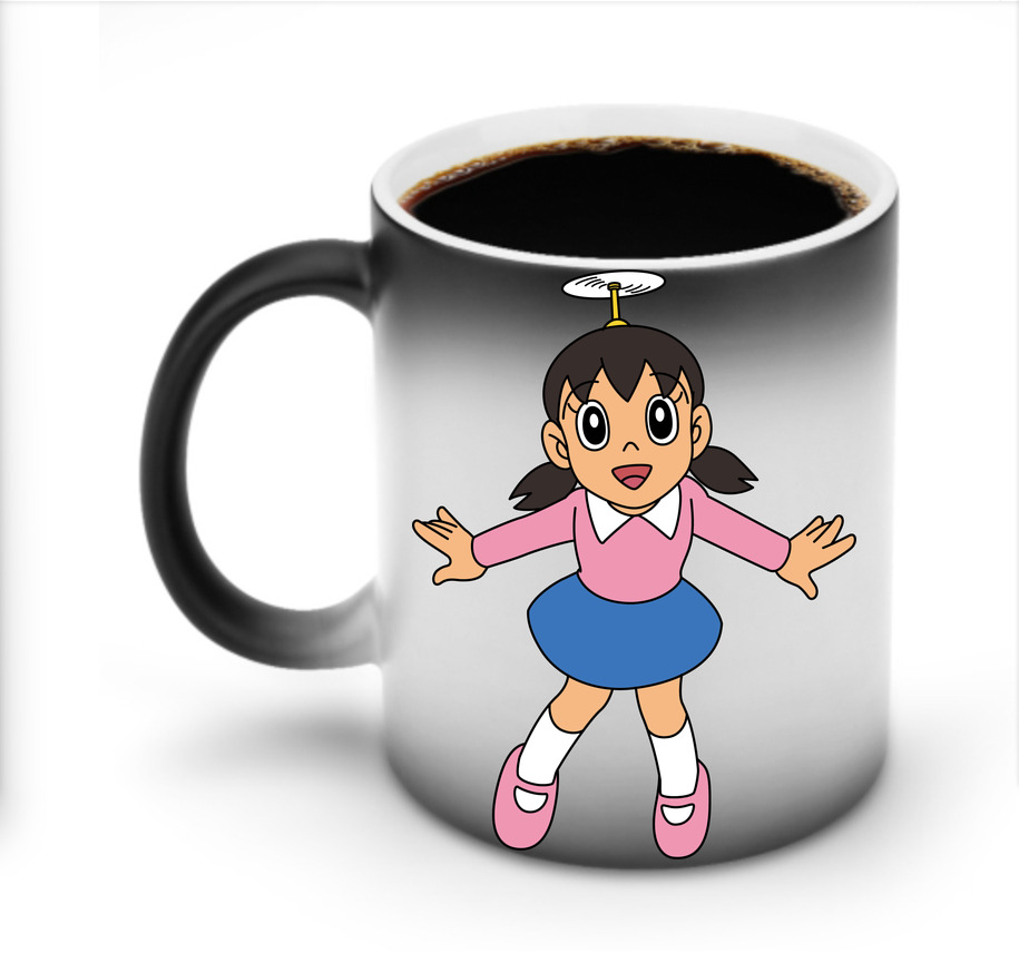 （画像用） ドラえもん みなもと しずか Doraemon Shizuka Minamoto 温度変色マグカップ