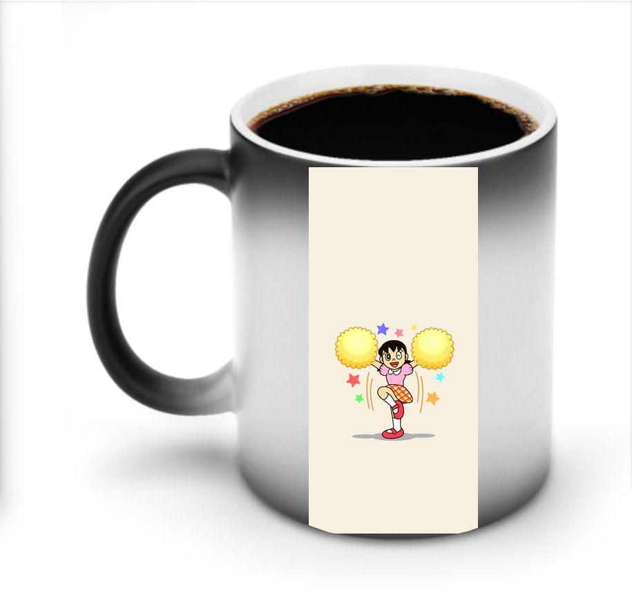 （画像用） ドラえもん みなもと しずか Doraemon Shizuka Minamoto 温度変色マグカップ