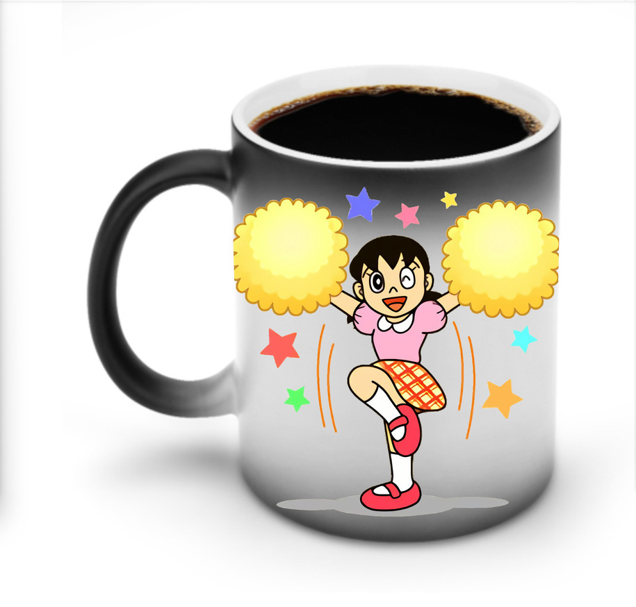 （画像用） ドラえもん みなもと しずか Doraemon Shizuka Minamoto 温度変色マグカップ