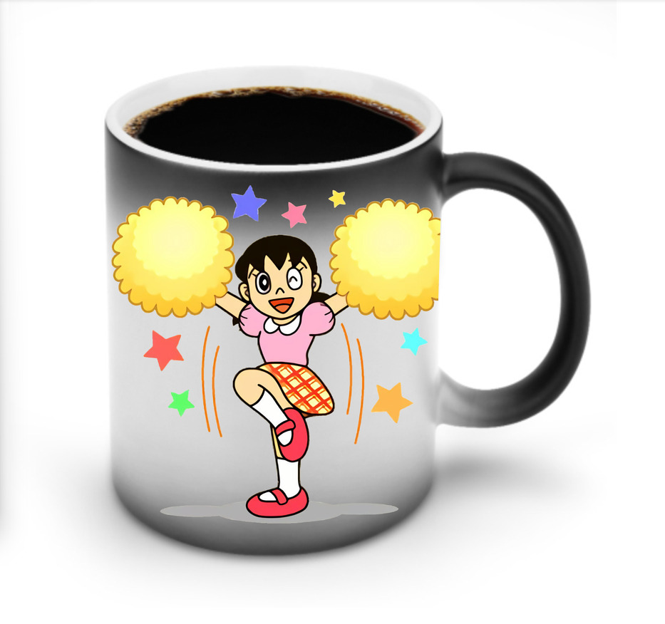（画像用） ドラえもん みなもと しずか Doraemon Shizuka Minamoto 温度変色マグカップ