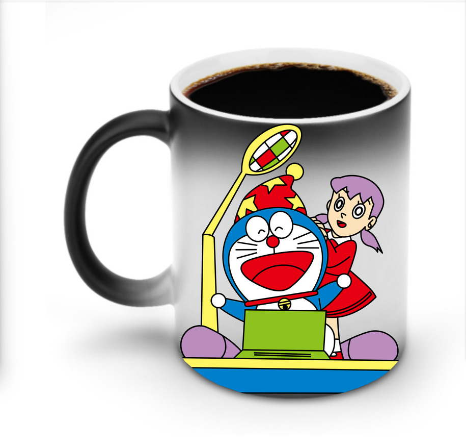 （画像用） ドラえもん みなもと しずか Doraemon Shizuka Minamoto 温度変色マグカップ